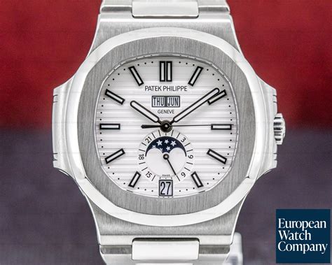 patek philippe white dial|Patek Philippe Nautilus 5726/1A.